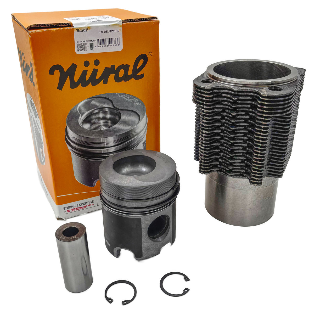 Cylinder set 102mm "Assy" KS/ Kolbenschmidt, cylinder liner + piston Deutz F L 913