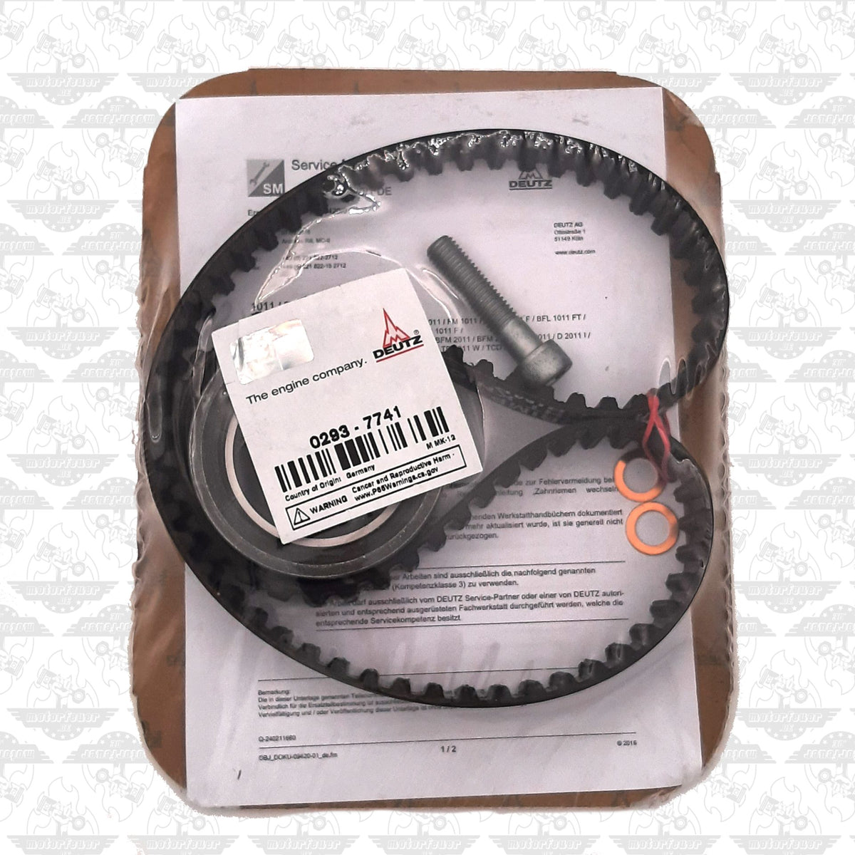 Timing belt repair kit Timing belt kit Deutz F/ BF 1011