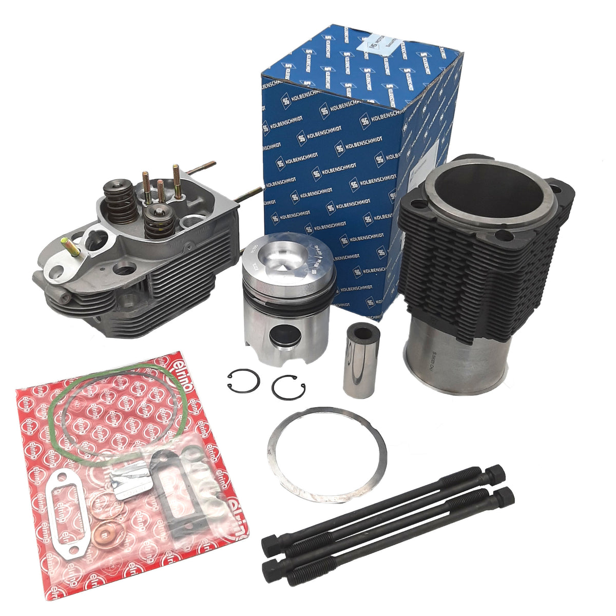 Repair kit cylinder unit 100mm KS/ Kolbenschmidt, cylinder liner & piston & gasket set cylinder unit & cylinder head gasket & cylinder head bolts & cylinder head Deutz F L 912