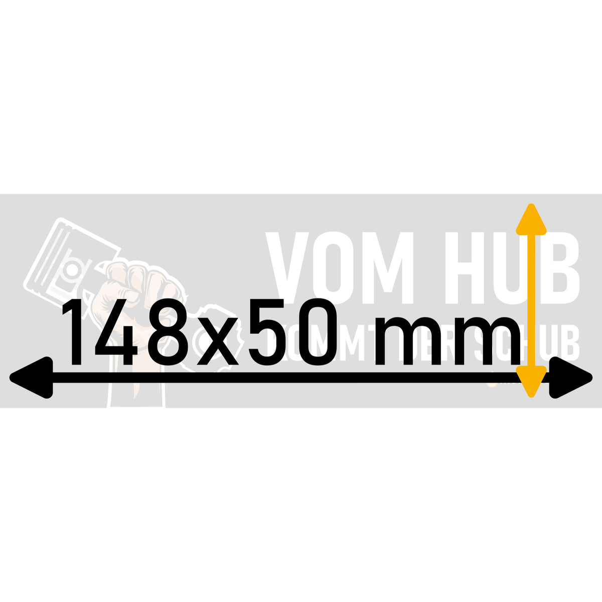 Motorfeuer Aufkleber vom Hub kommt der Schub