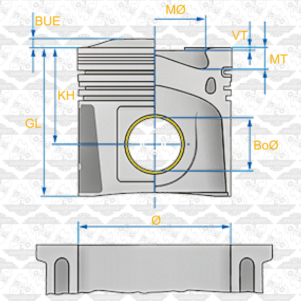 Kolben MWM D 226.B