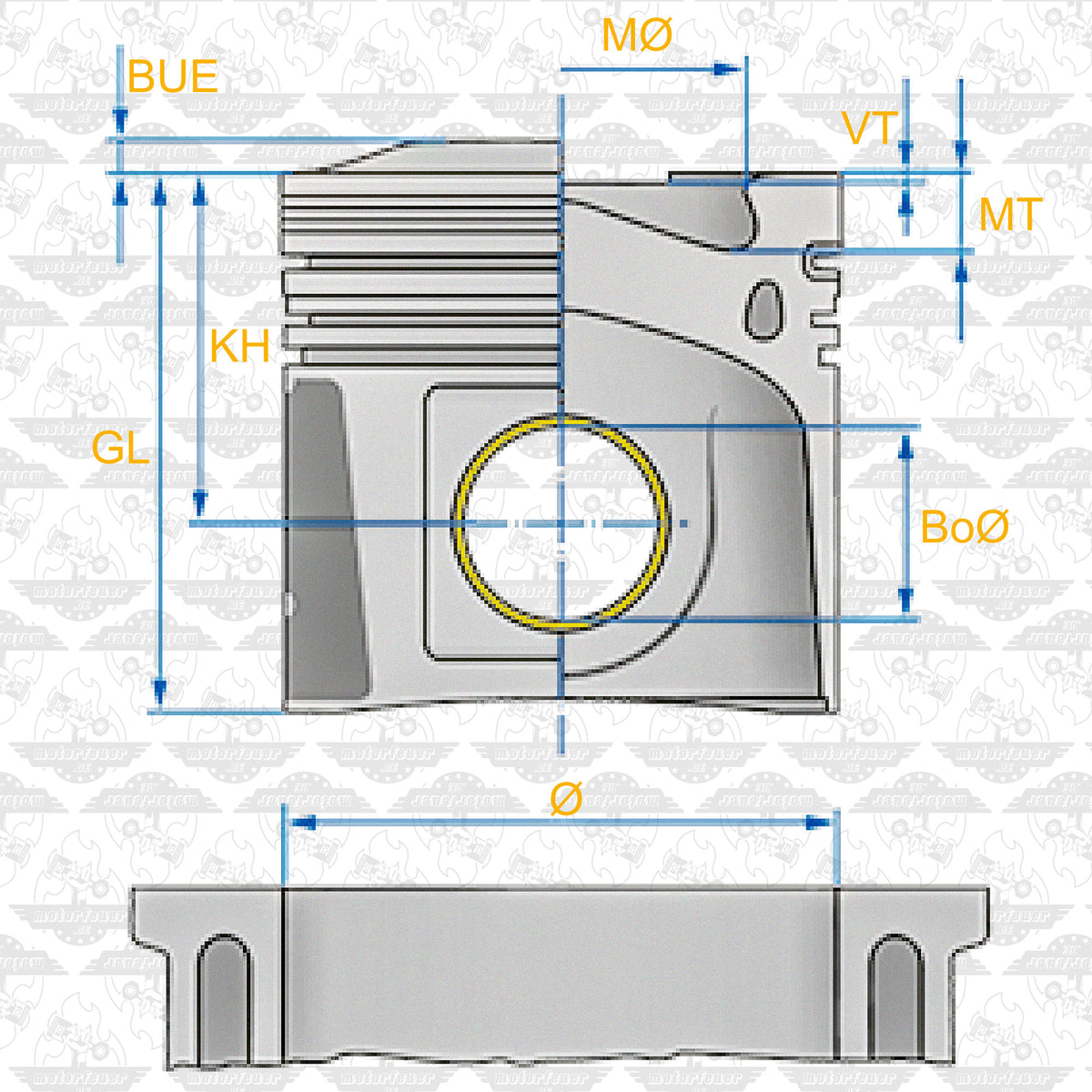 Kolben MWM D 226.2