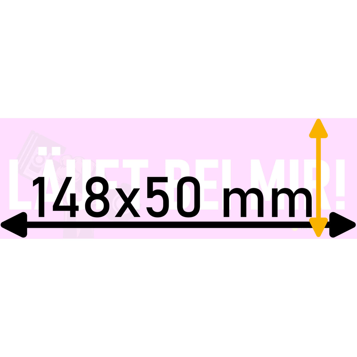 Motorfeuer Aufkleber Läuft bei mir - Edition Pink