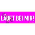 Motorfeuer Aufkleber Läuft bei mir - Edition Pink